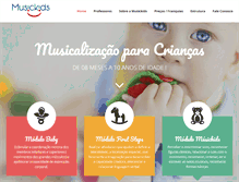 Tablet Screenshot of musickids.com.br